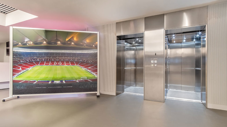 Atlético de Madrid Metropolitano Stadium Orona lift